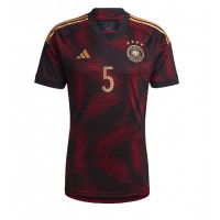 Koszulka piłkarska Niemcy Thilo Kehrer #5 Strój wyjazdowy MŚ 2022 tanio Krótki Rękaw